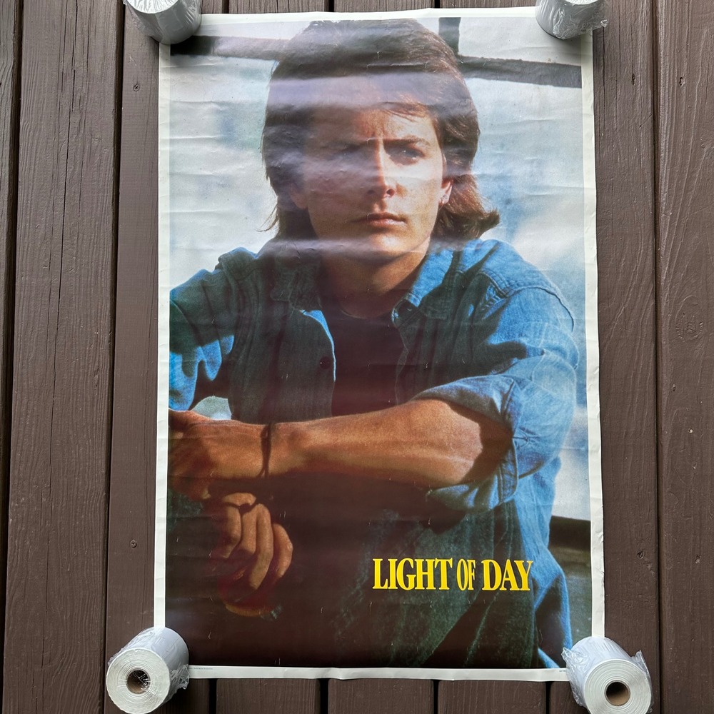 Vintage 1987 Light of Day Michael J Fox Movie Poster One Stop Posters 23x35"